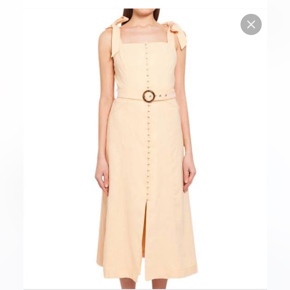 Jonathan Simkhai dawn linen blend dress